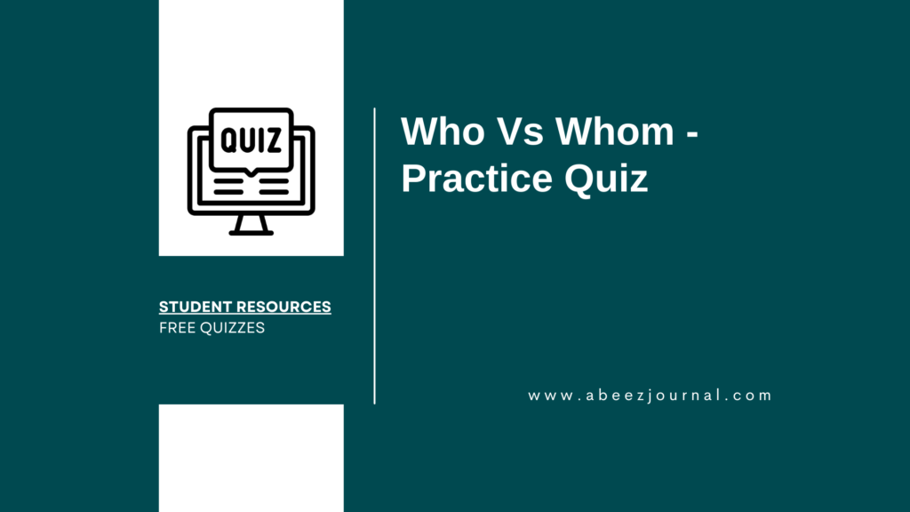 who vs whom practice quiz featured image